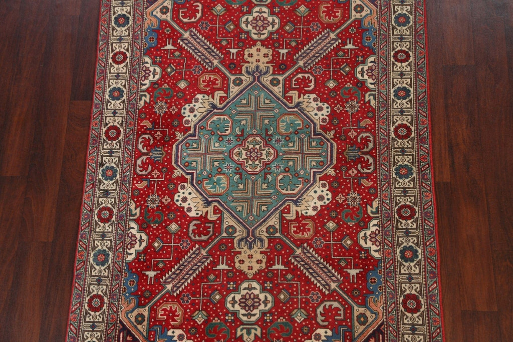 Geometric Tabriz Persian Area Rug 4x6