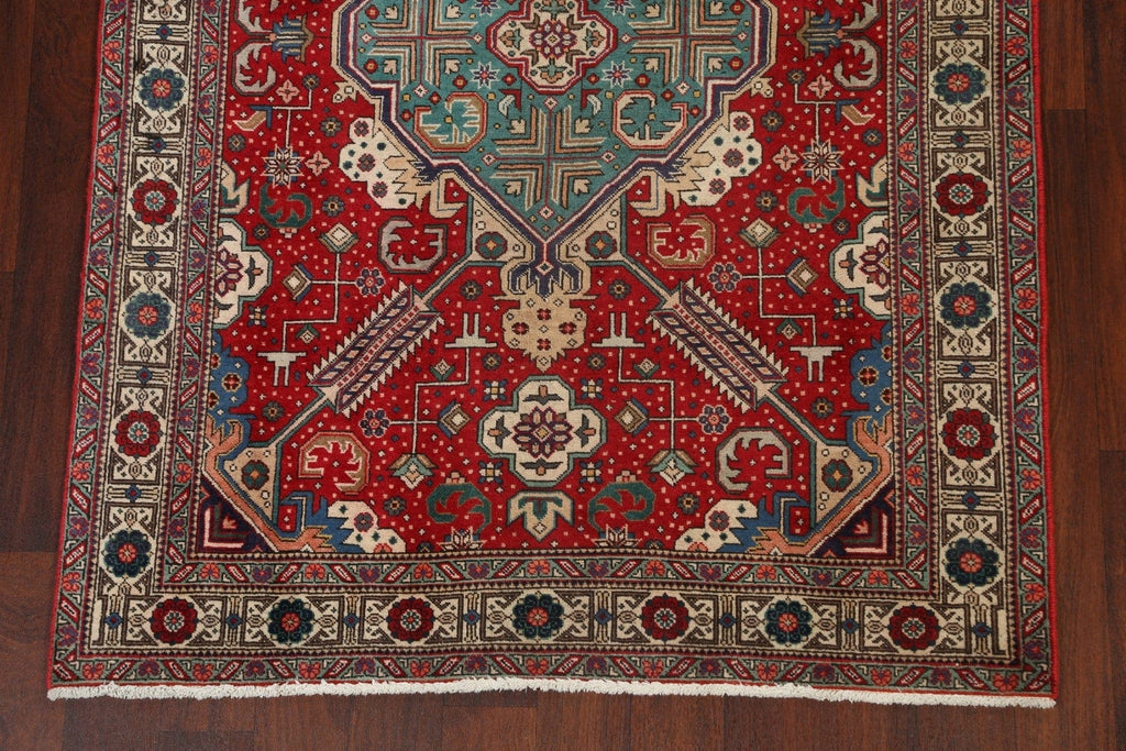 Geometric Tabriz Persian Area Rug 4x6