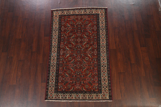 Antique 100% Vegetable Dye Bakhtiari Persian Area Rug 4x7