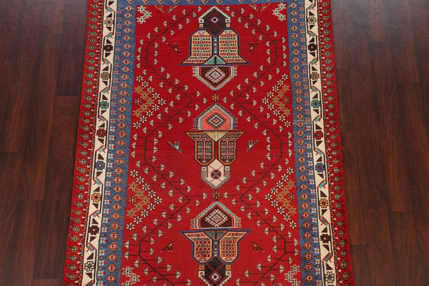 Tribal Geometric Tabriz Persian Area Rug 5x7