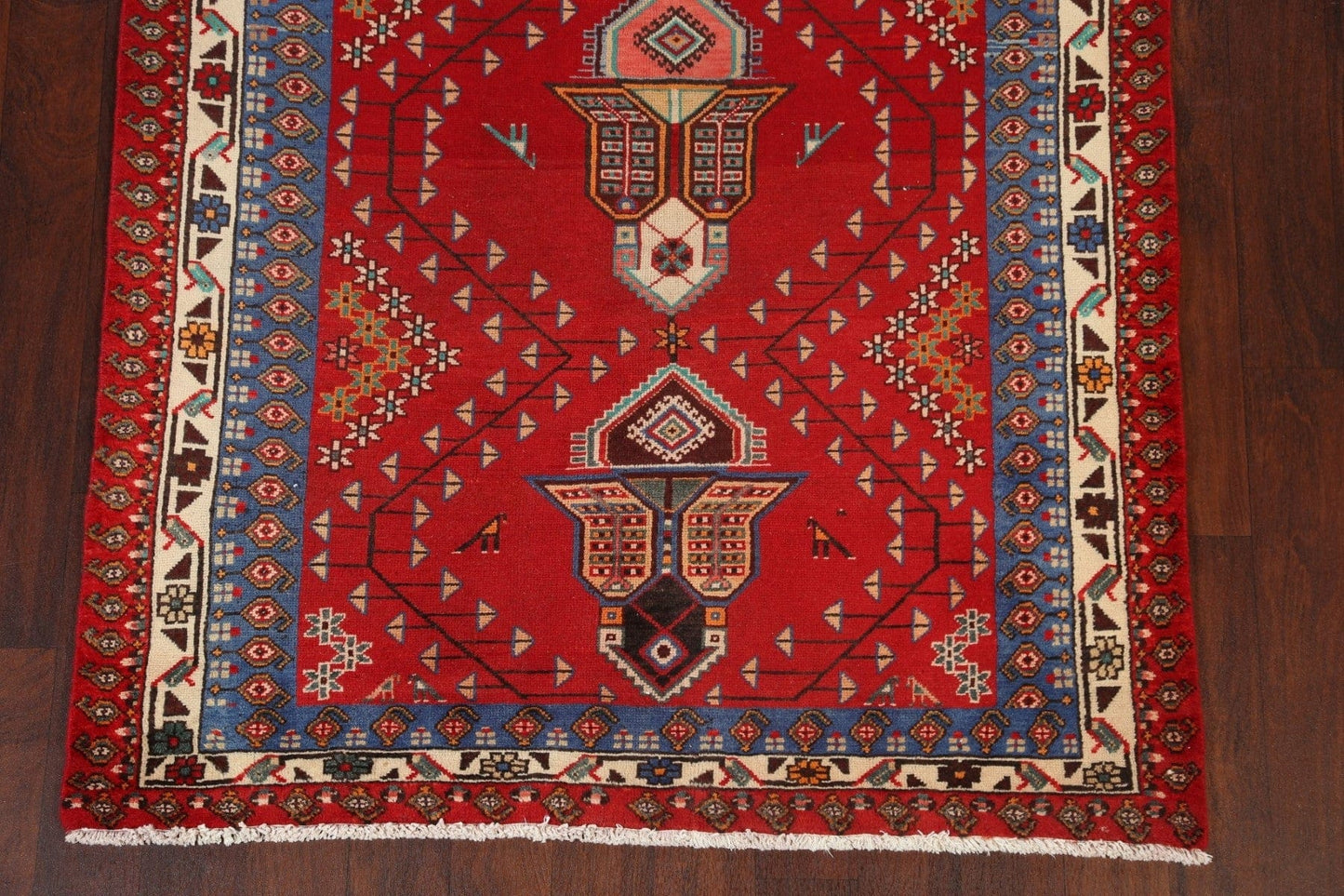 Tribal Geometric Tabriz Persian Area Rug 5x7