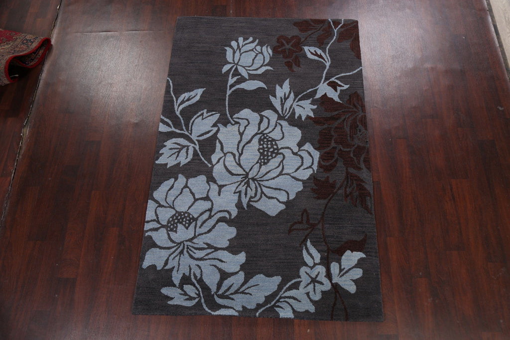 Floral Area Rug 5x8