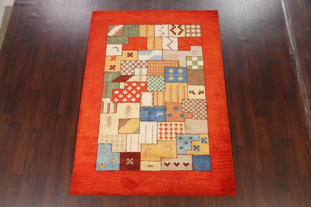 Hand-Tufted Geometric Area Rug 6x8