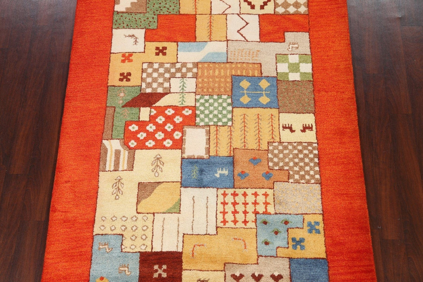 Hand-Tufted Geometric Area Rug 6x8