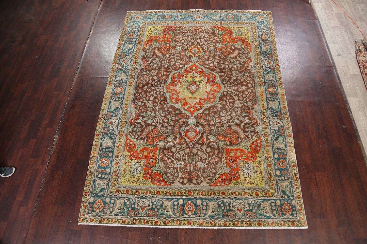 Floral Tabriz Persian Area Rug 8x11