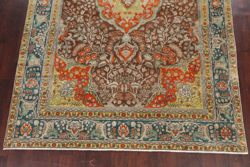 Floral Tabriz Persian Area Rug 8x11