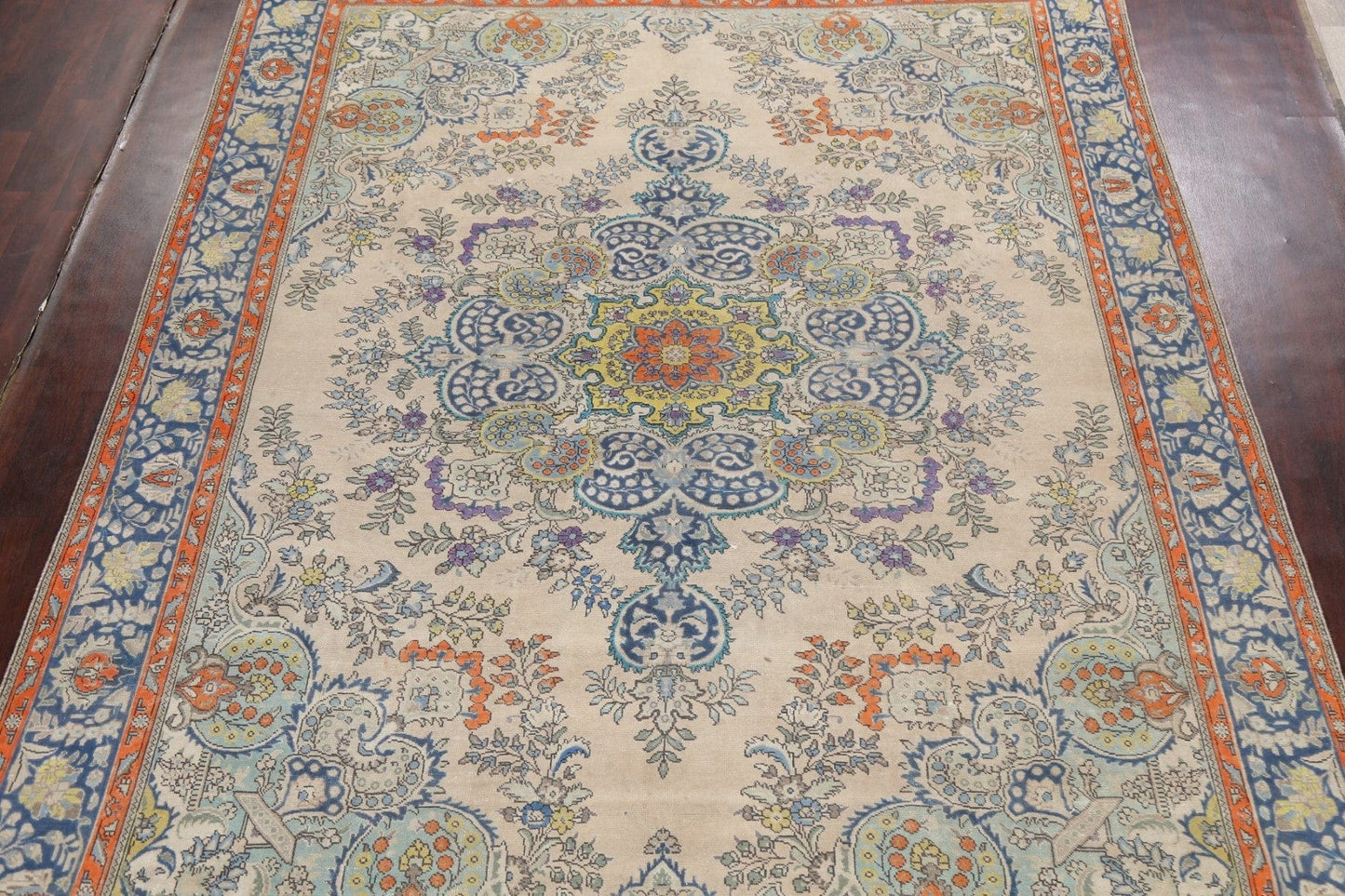 Floral Tabriz Persian Area Rug 10x13