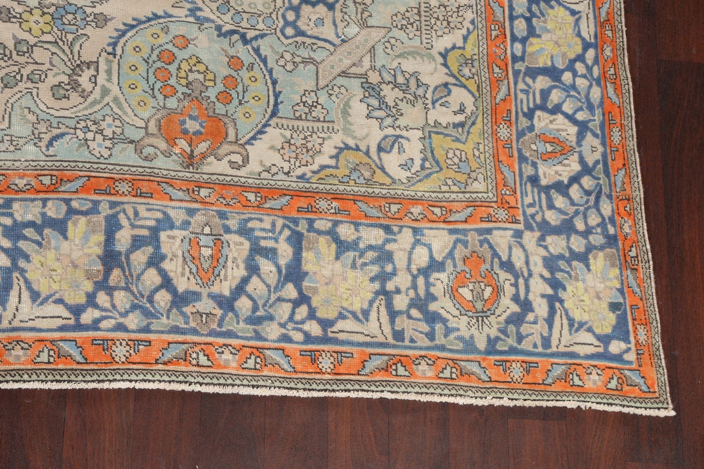 Floral Tabriz Persian Area Rug 10x13