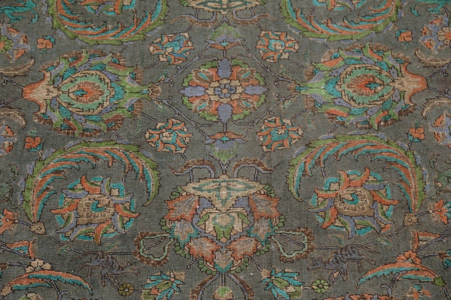 Floral Tabriz Persian Area Rug 10x13