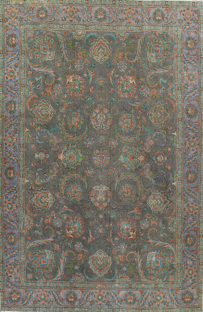 Floral Tabriz Persian Area Rug 10x13