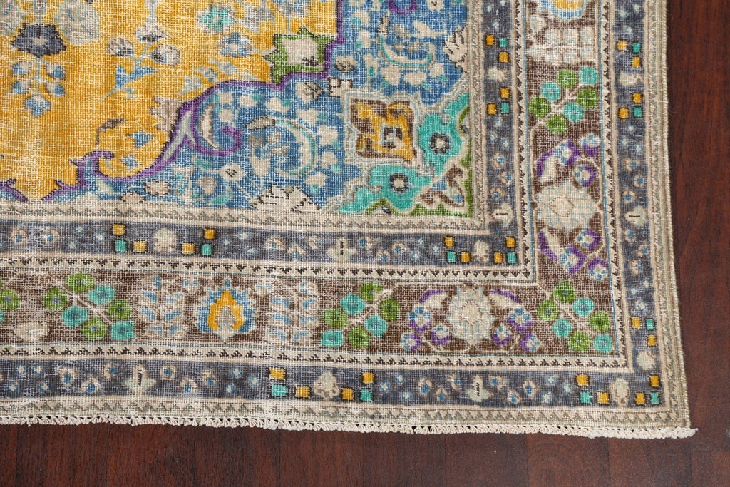 Floral Tabriz Persian Area Rug 6x9