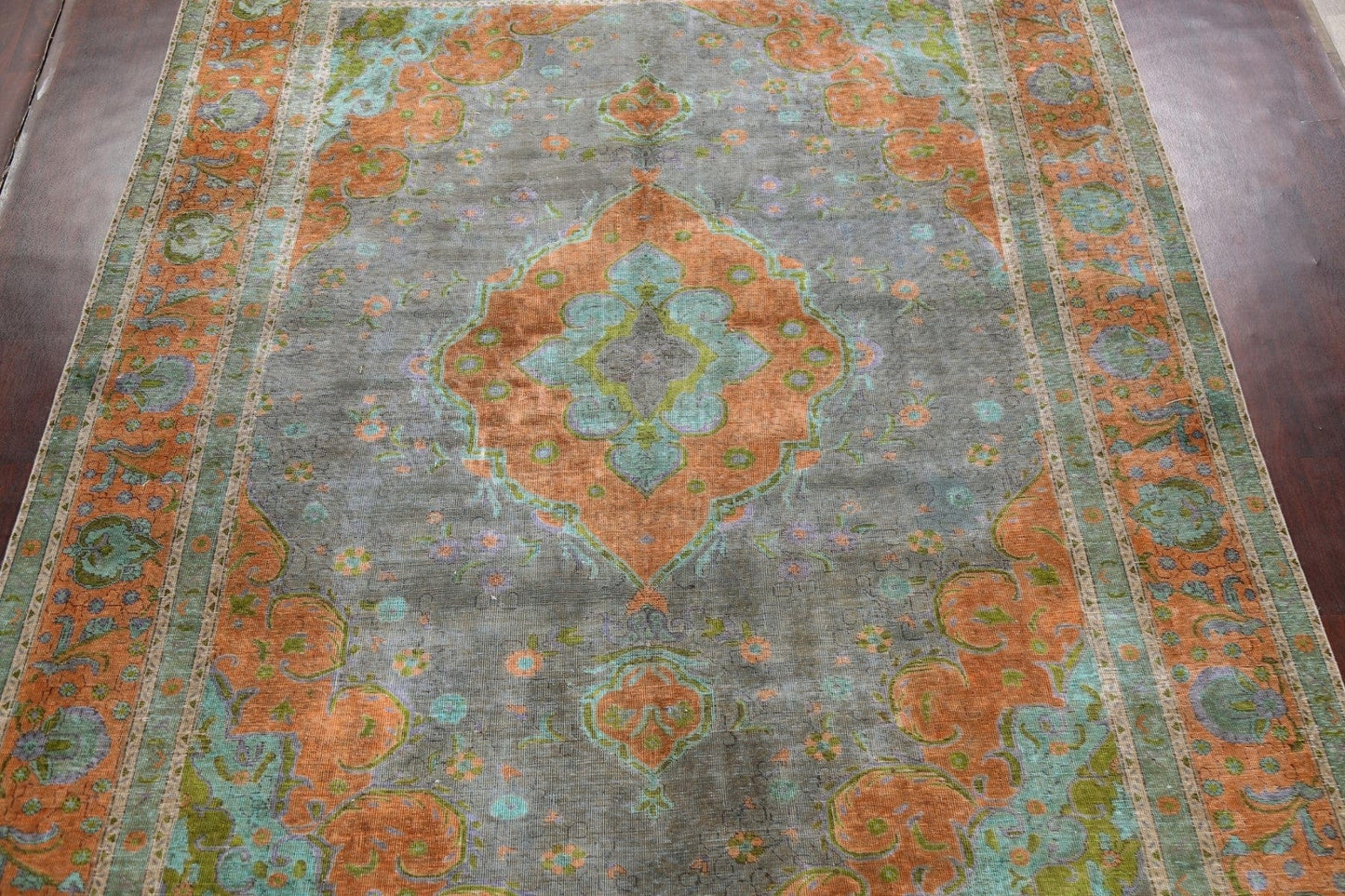 Floral Tabriz Persian Area Rug 9x13