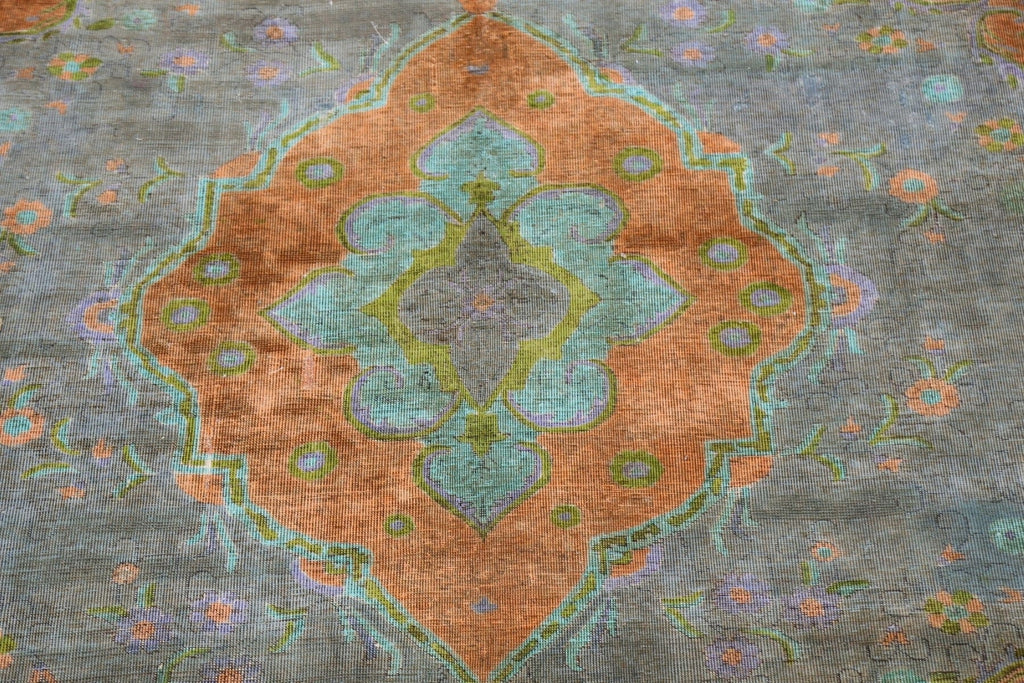 Floral Tabriz Persian Area Rug 9x13