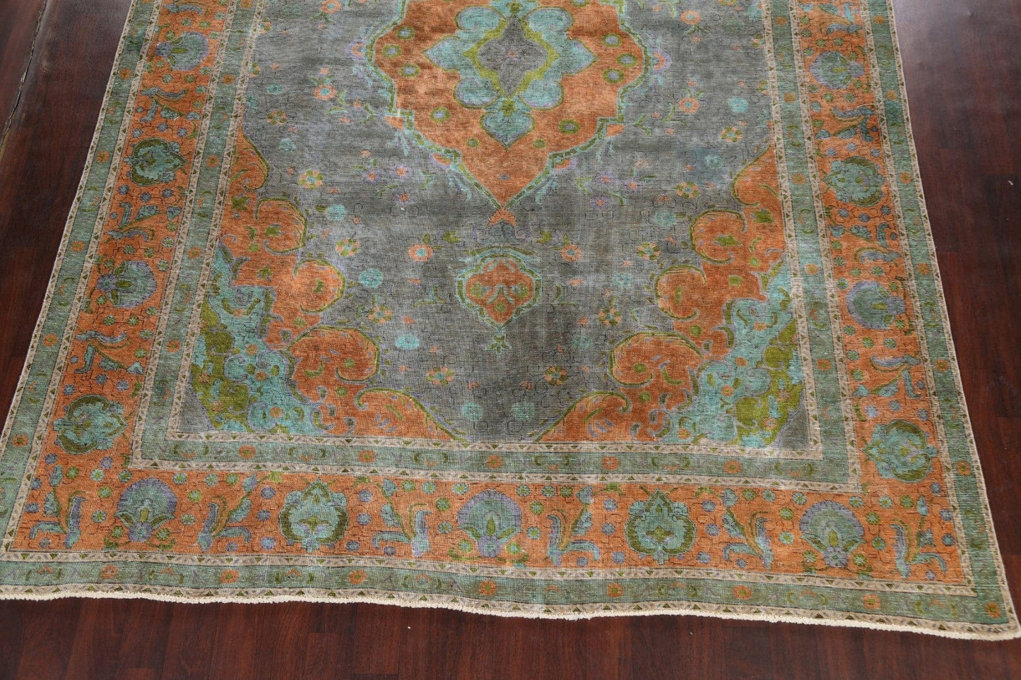 Floral Tabriz Persian Area Rug 9x13