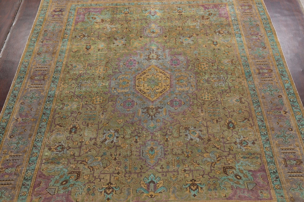 Geometric Tabriz Persian Area Rug 10x12