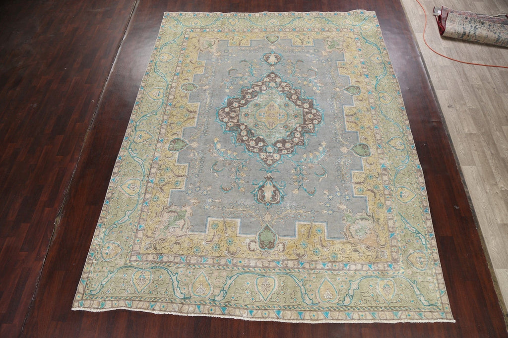 Floral Tabriz Persian Area Rug 10x12