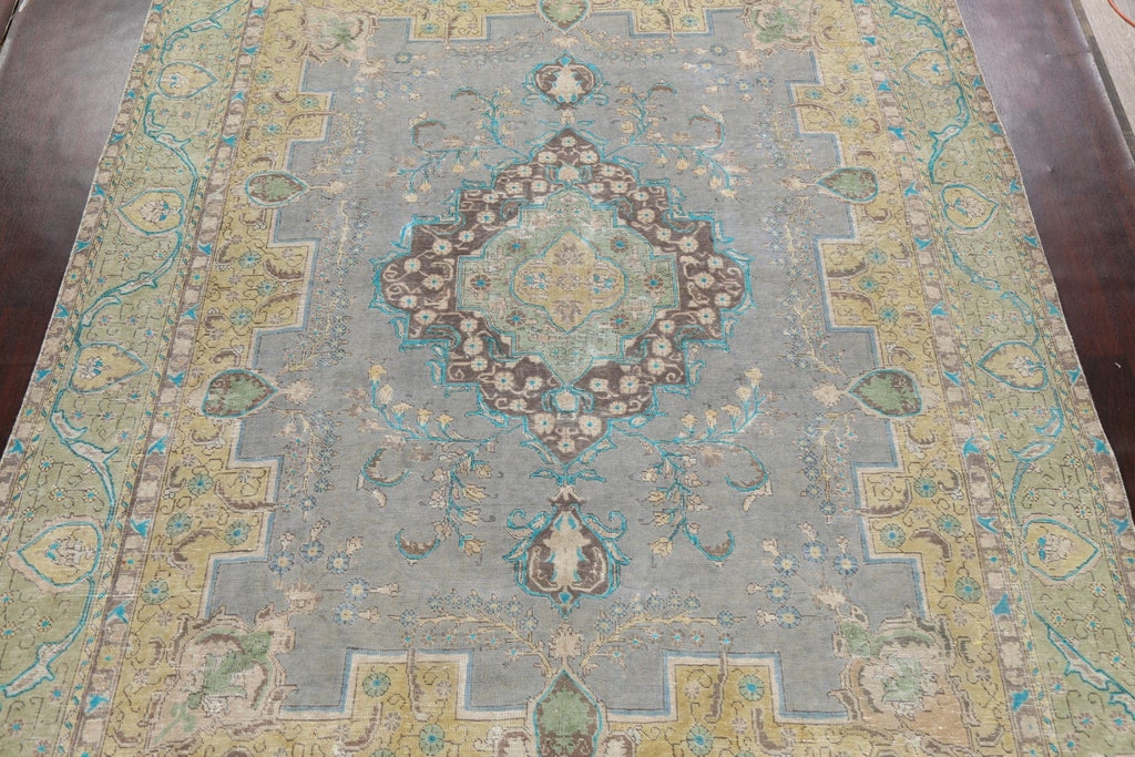 Floral Tabriz Persian Area Rug 10x12