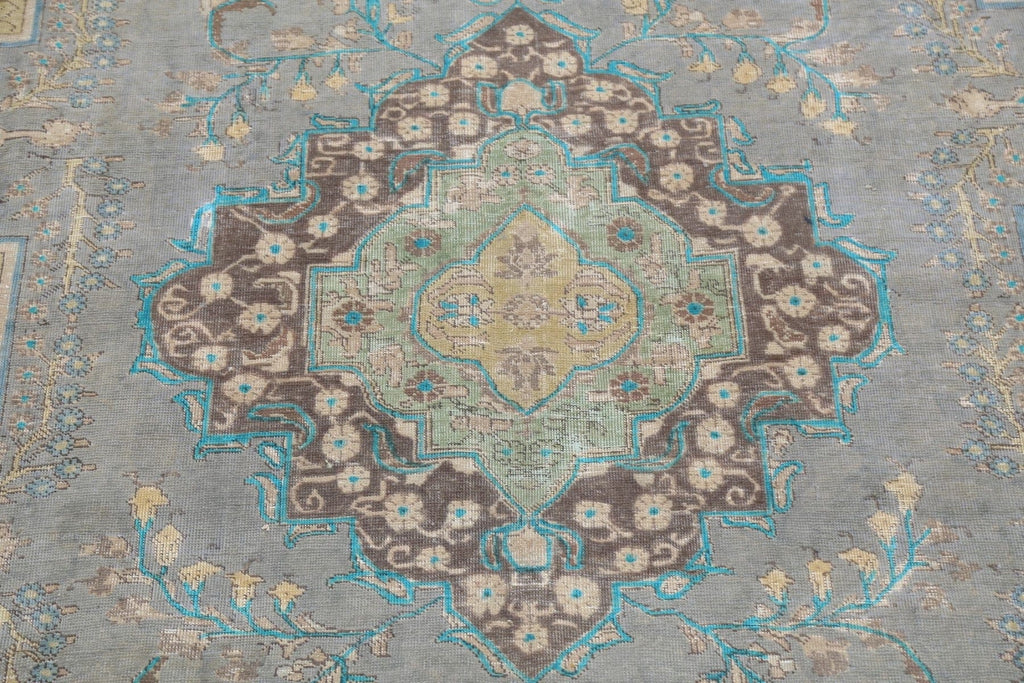 Floral Tabriz Persian Area Rug 10x12