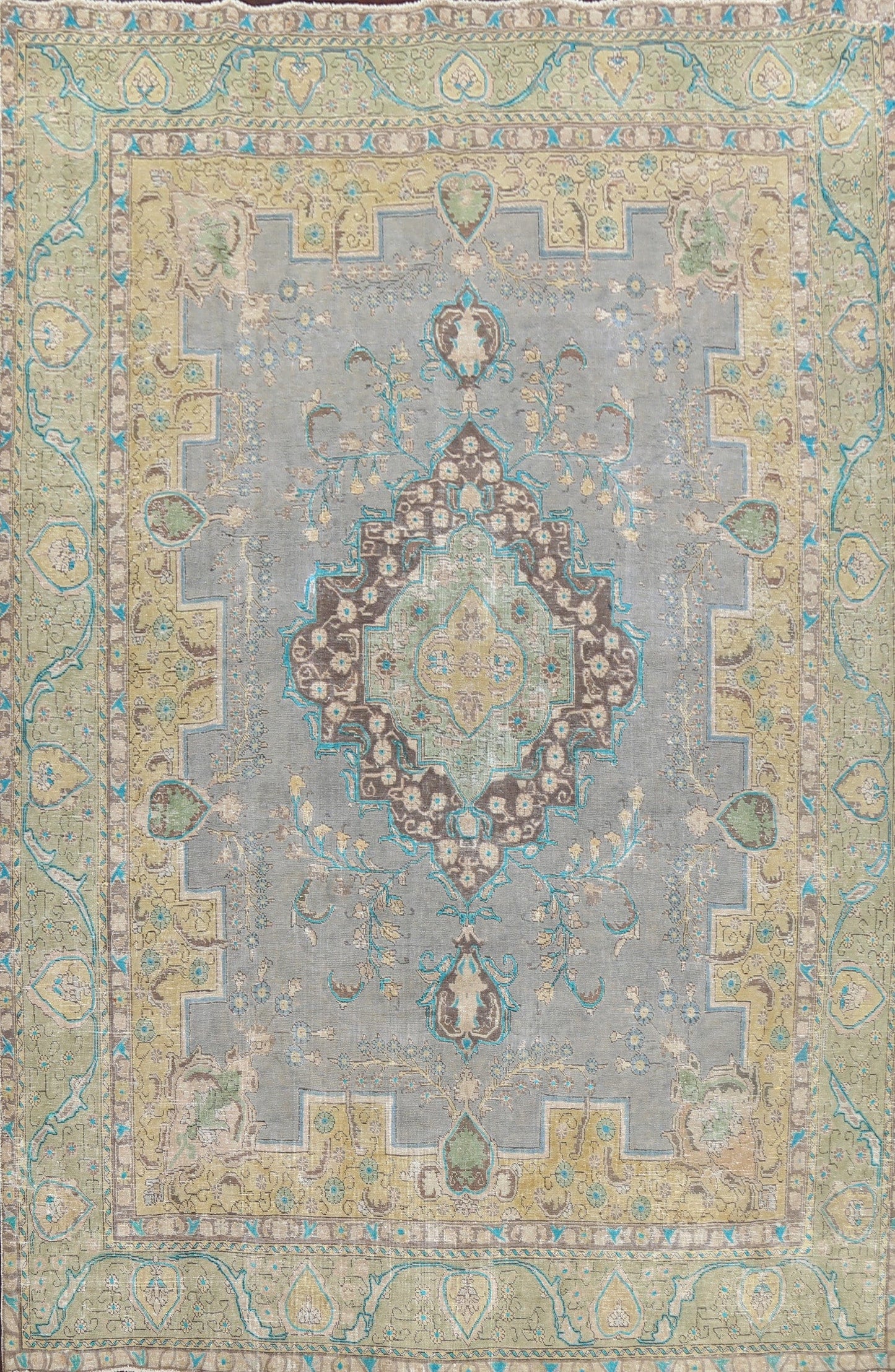 Floral Tabriz Persian Area Rug 10x12