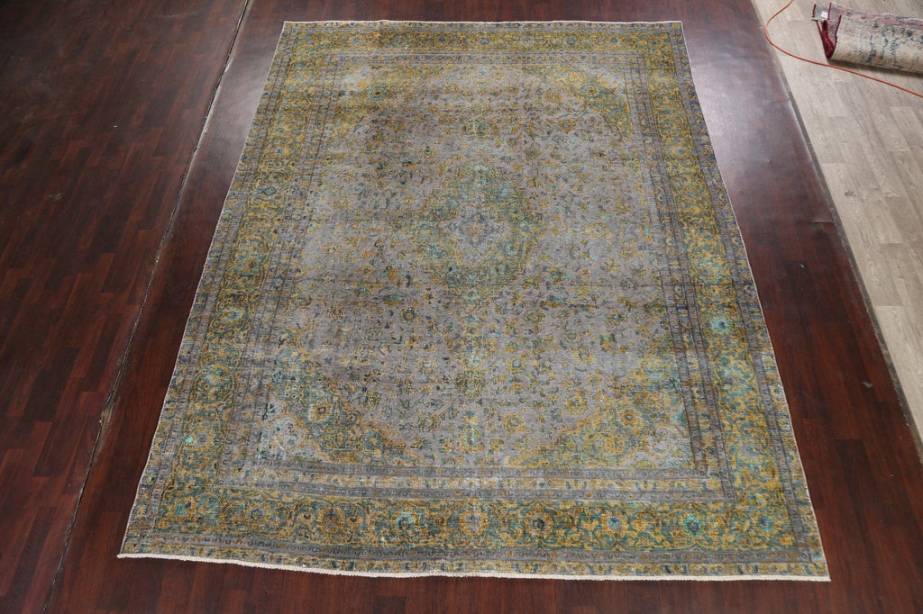 Floral Kashan Persian Area Rug 9x12