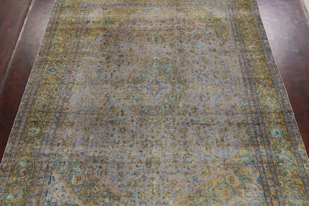 Floral Kashan Persian Area Rug 9x12