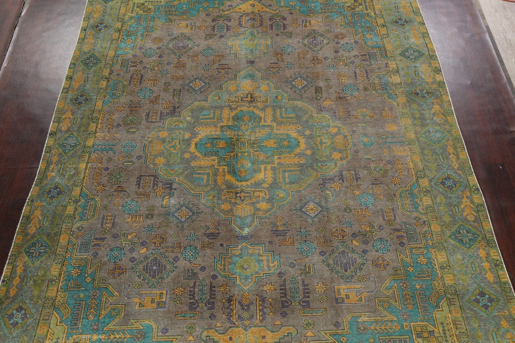 Geometric Tabriz Persian Area Rug 9x12