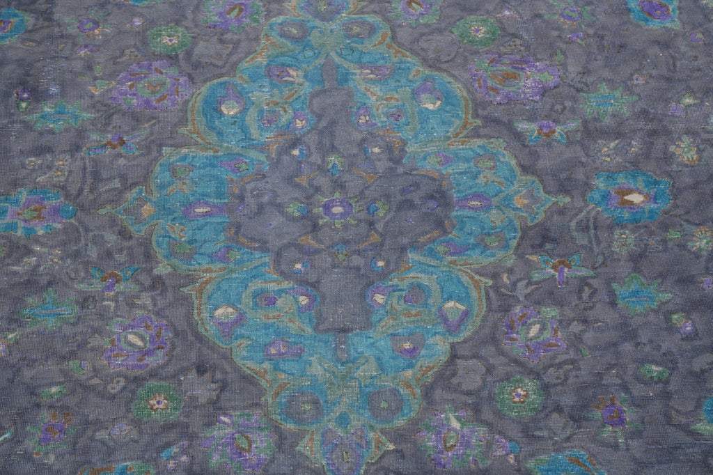 Floral Kashan Persian Area Rug 9x14