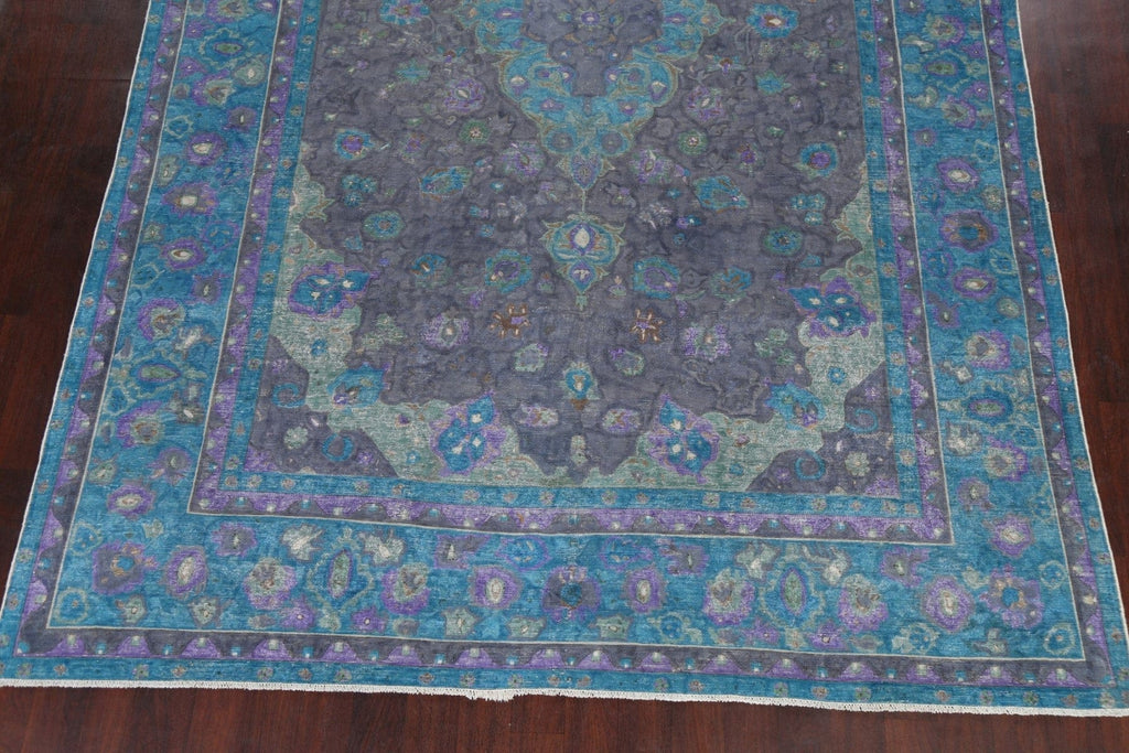 Floral Kashan Persian Area Rug 9x14