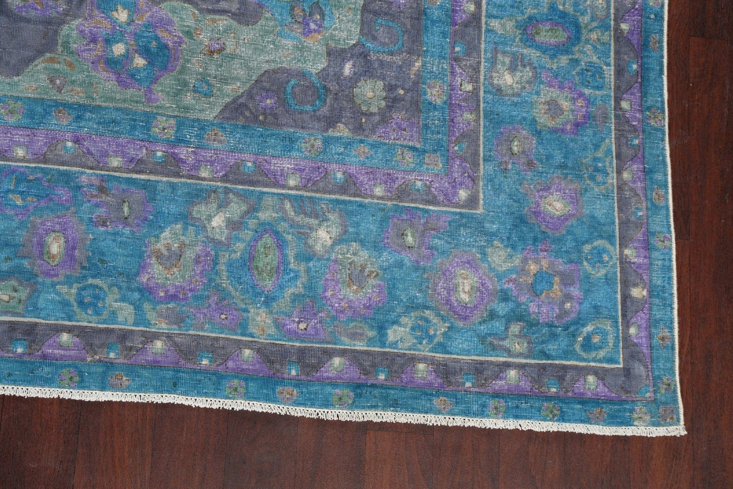 Floral Kashan Persian Area Rug 9x14