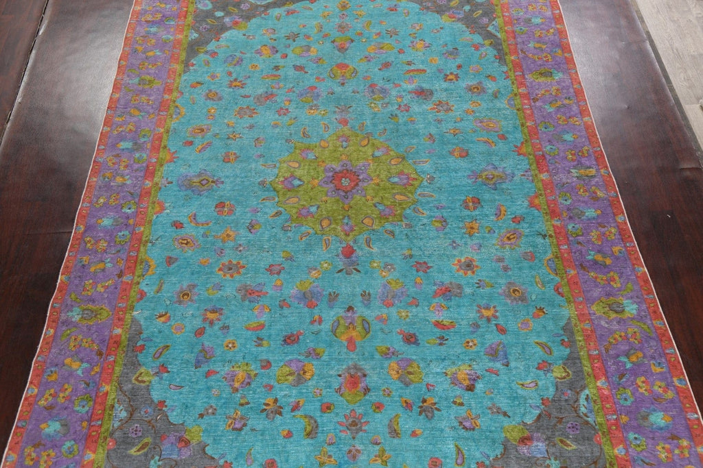 Floral Tabriz Persian Area Rug 9x13