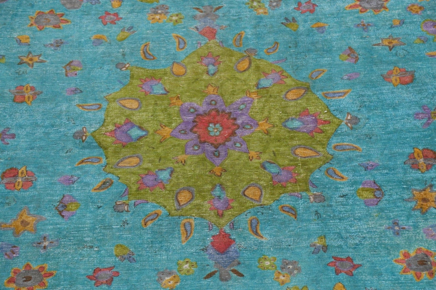 Floral Tabriz Persian Area Rug 9x13