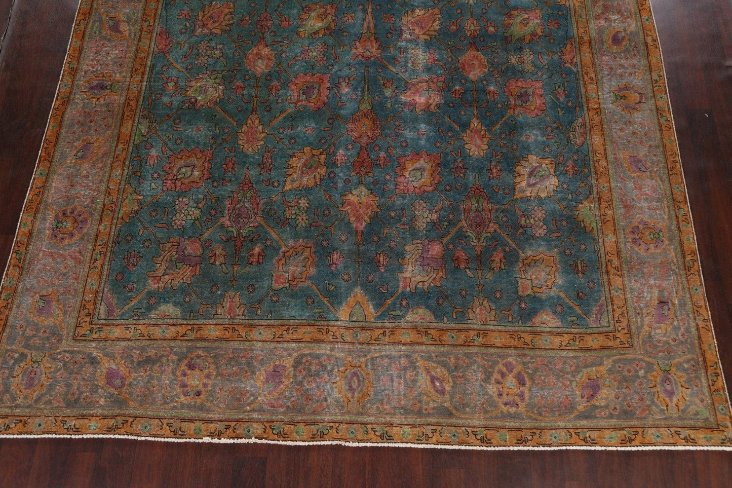 Floral Tabriz Persian Area Rug 10x11