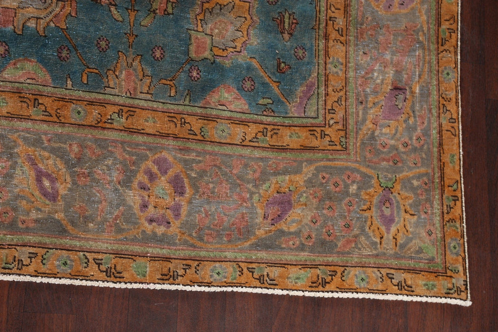 Floral Tabriz Persian Area Rug 10x11