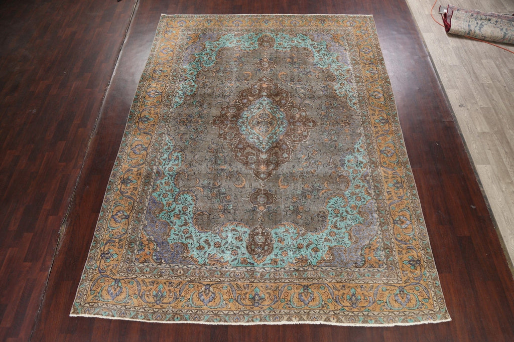 Floral Tabriz Persian Area Rug 9x12