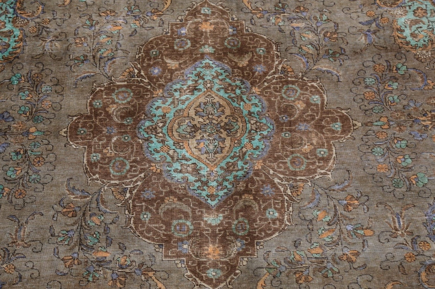 Floral Tabriz Persian Area Rug 9x12