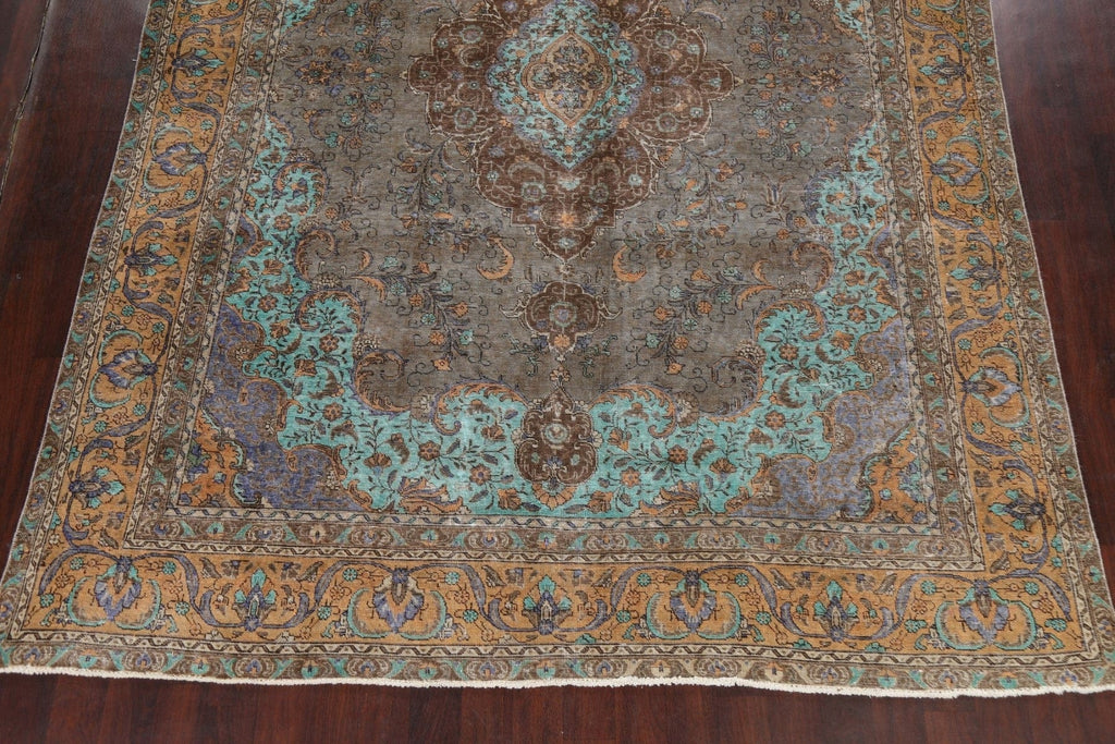 Floral Tabriz Persian Area Rug 9x12