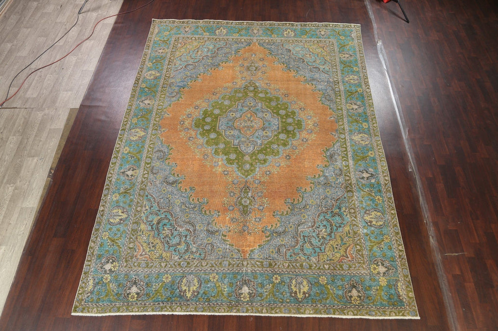 Floral Tabriz Persian Area Rug 9x13