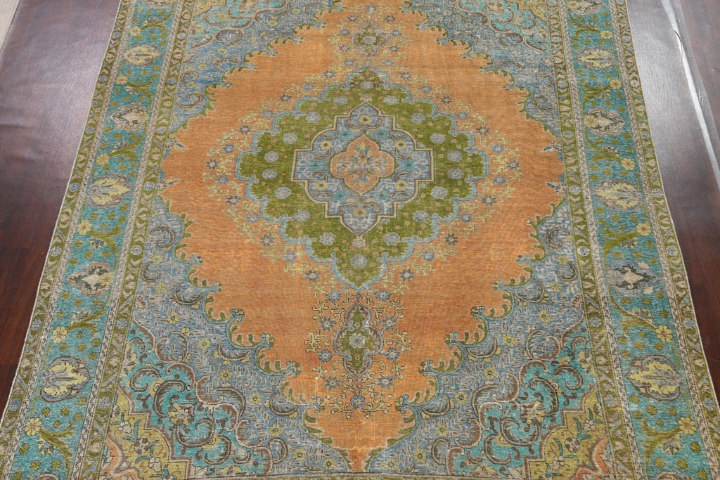 Floral Tabriz Persian Area Rug 9x13