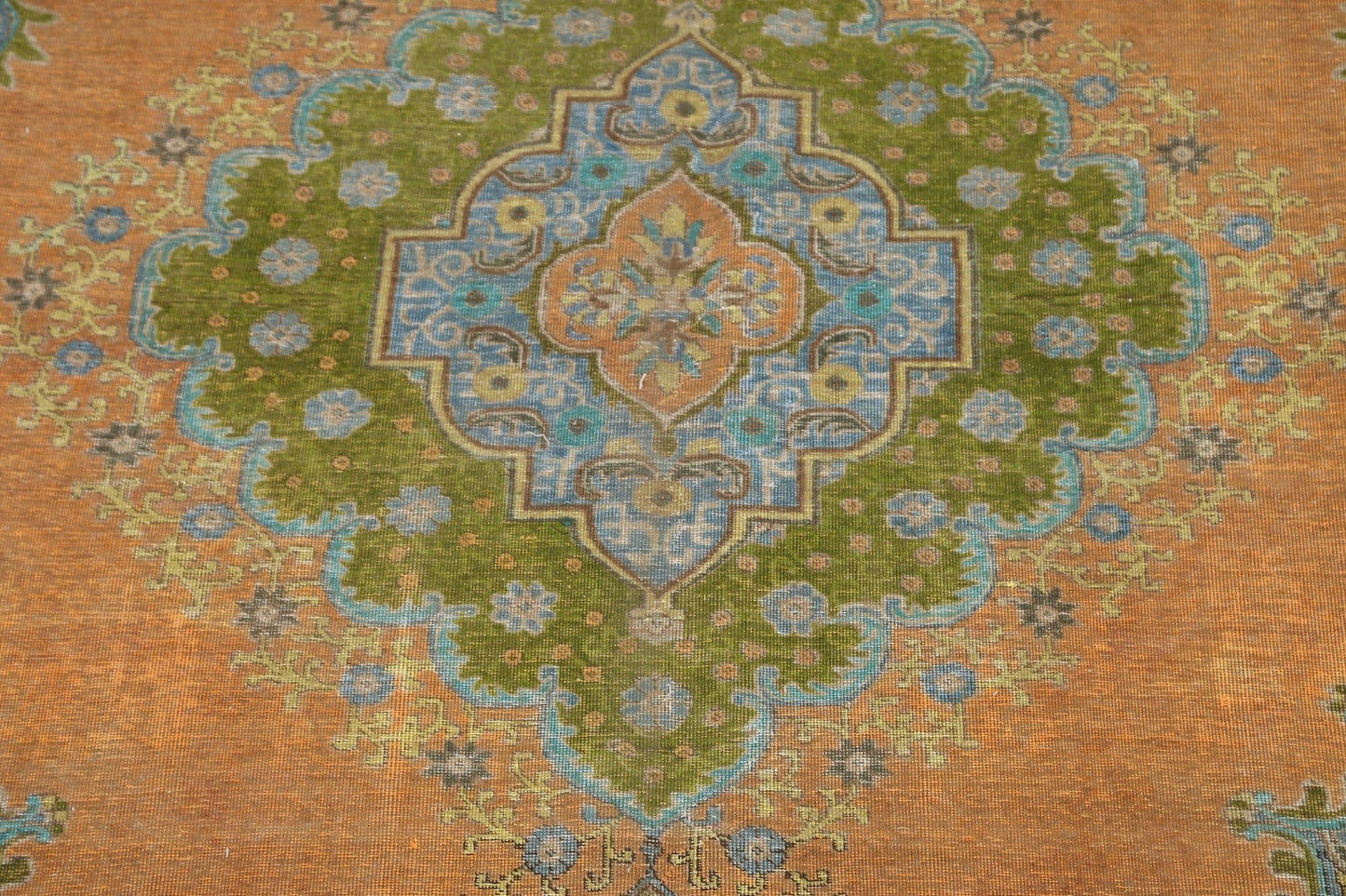 Floral Tabriz Persian Area Rug 9x13