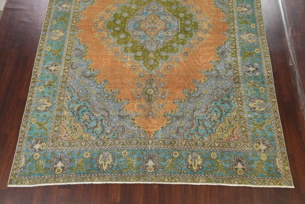 Floral Tabriz Persian Area Rug 9x13