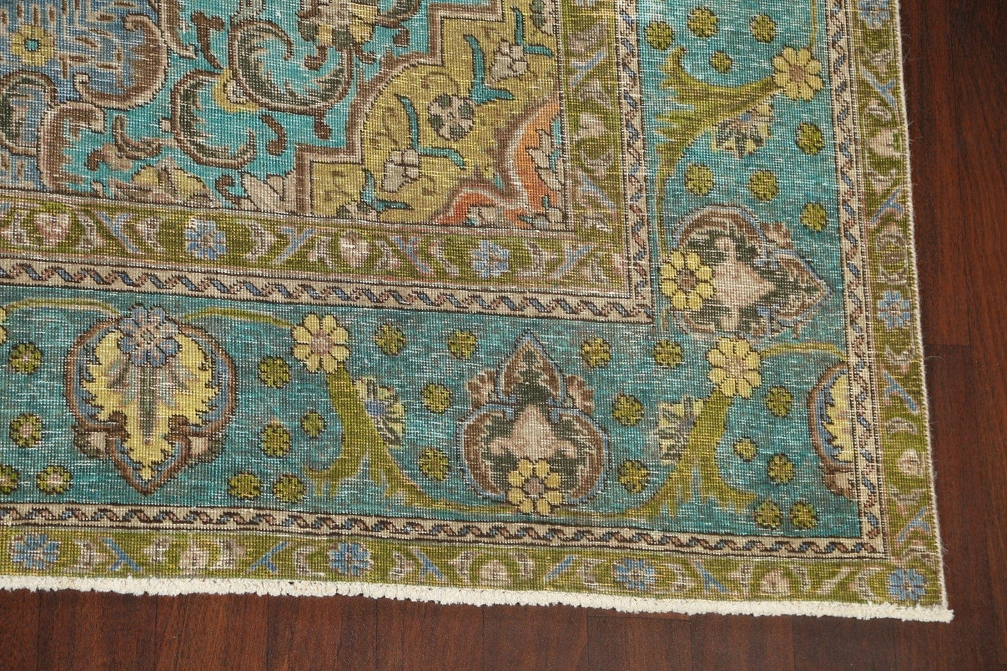 Floral Tabriz Persian Area Rug 9x13