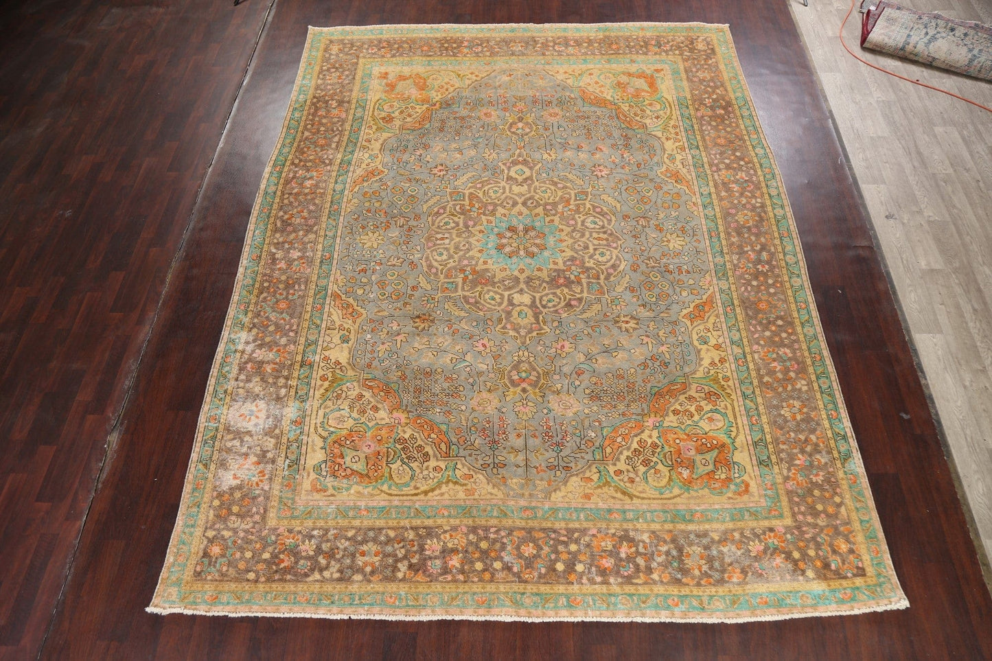 Floral Tabriz Persian Area Rug 10x12