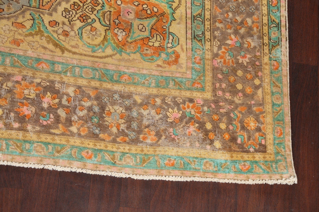 Floral Tabriz Persian Area Rug 10x12