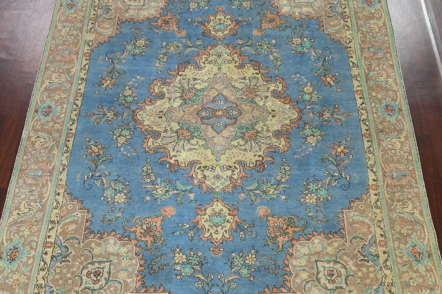 Floral Tabriz Persian Area Rug 9x12