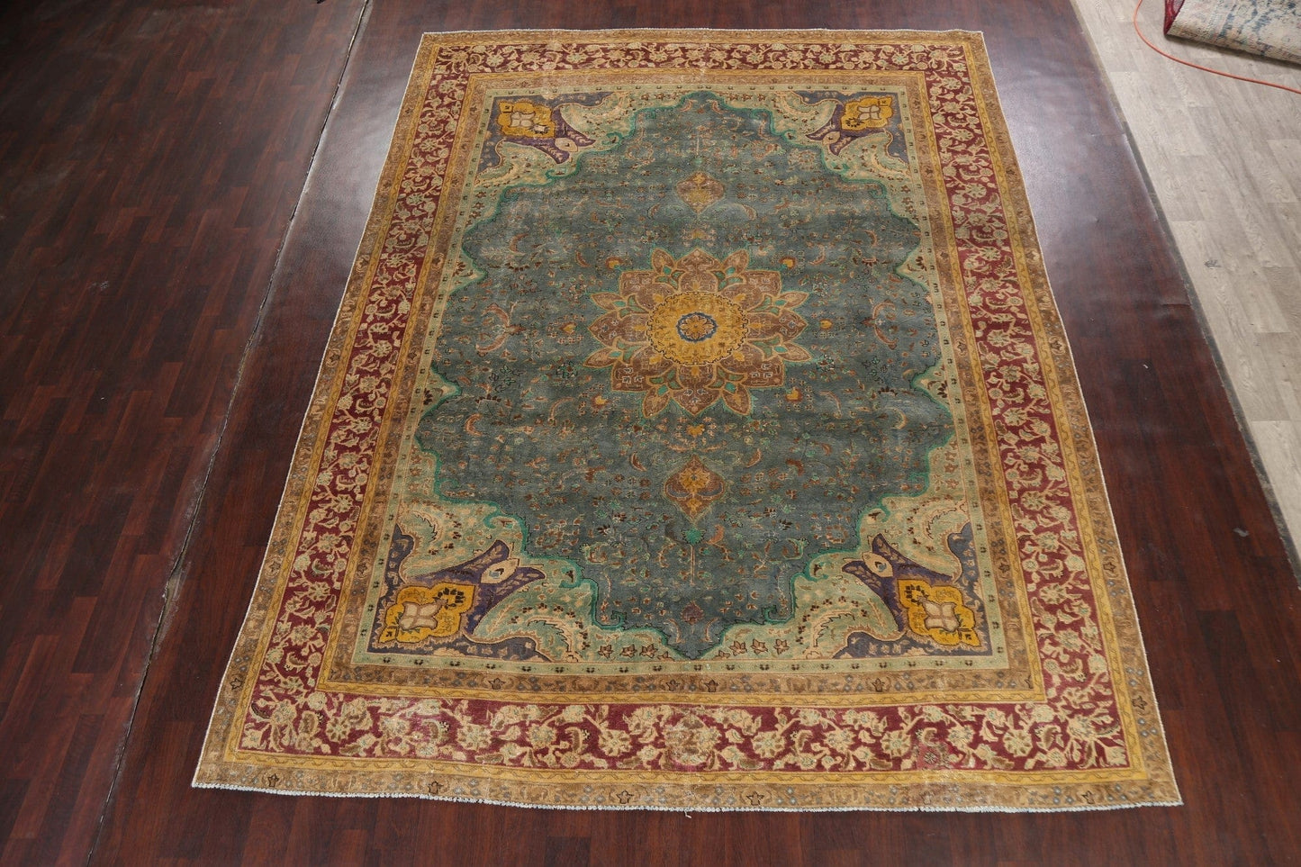 Floral Tabriz Persian Area Rug 9x12