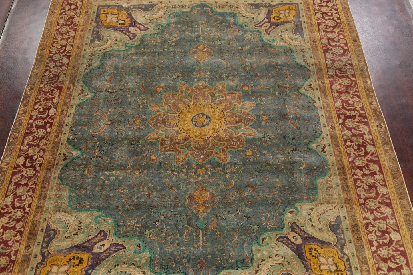 Floral Tabriz Persian Area Rug 9x12