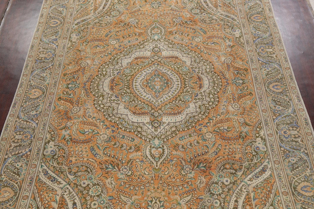 Floral Tabriz Persian Area Rug 9x13