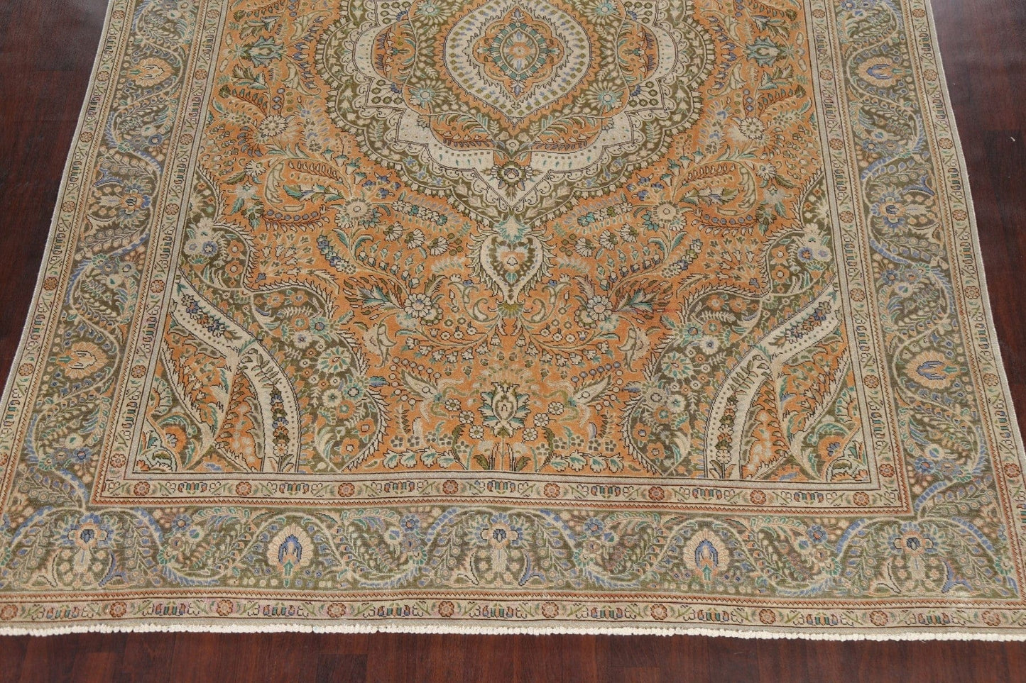 Floral Tabriz Persian Area Rug 9x13