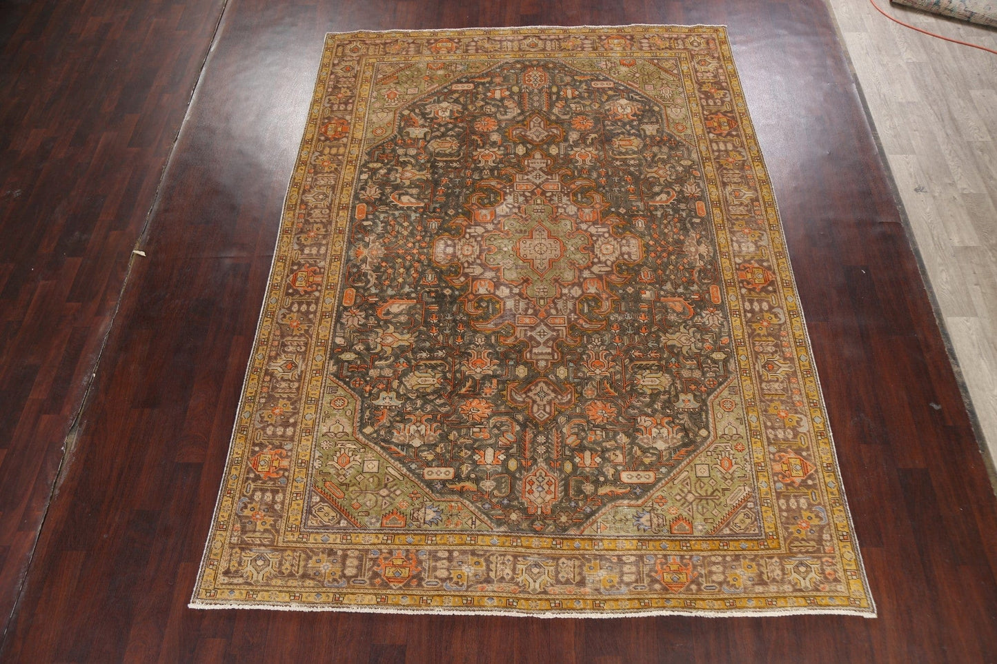 Geometric Tabriz Persian Area Rug 8x11