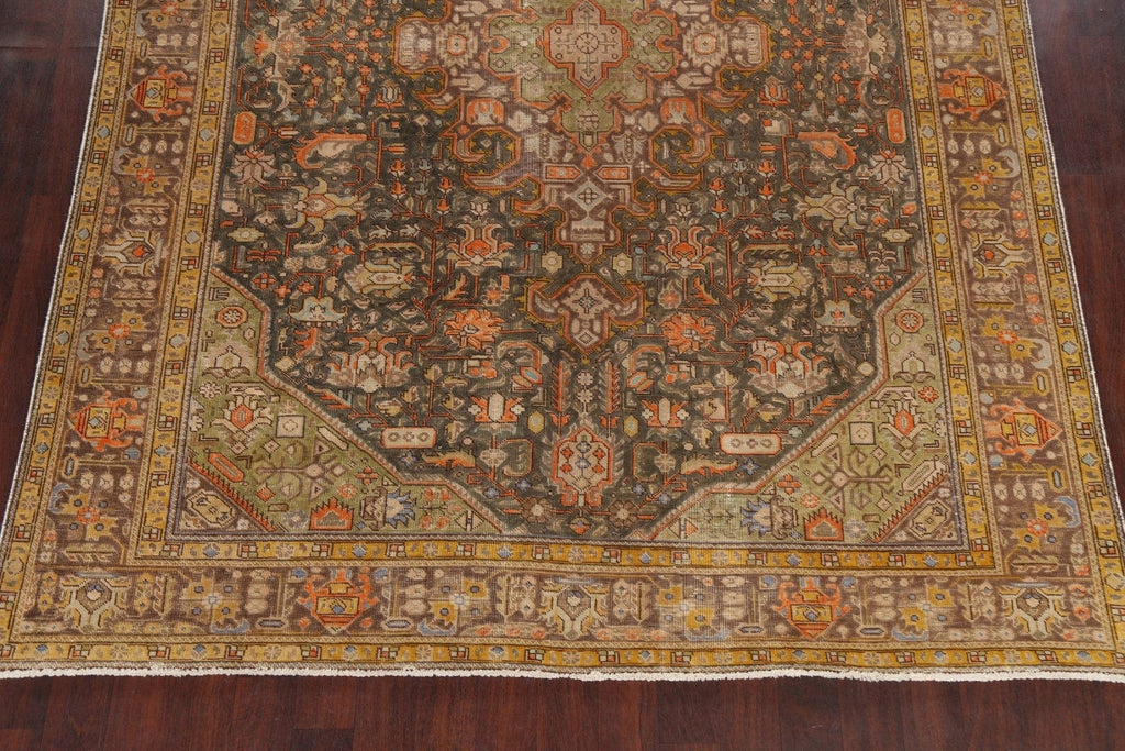 Geometric Tabriz Persian Area Rug 8x11